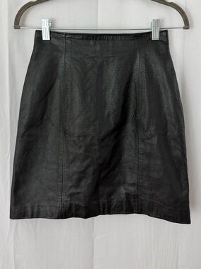 Wilson Leather Mini Skirt Womens Size 4/Waist 24.5